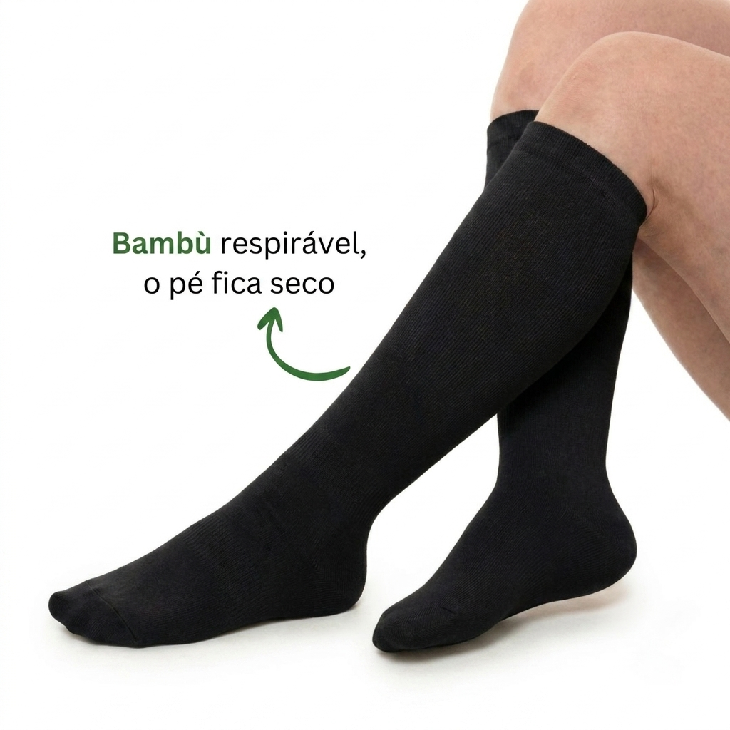 Meias de bambu Conforto