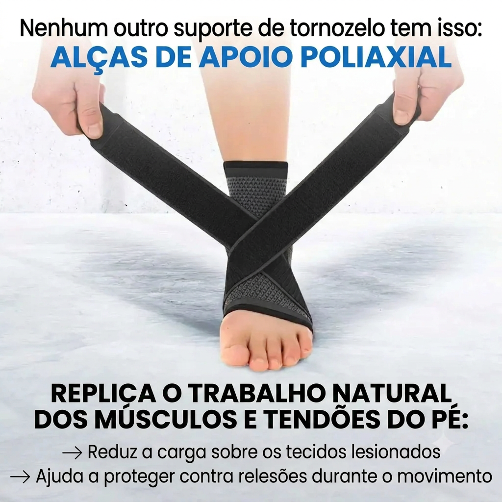 Tala compressiva para o tornozelo