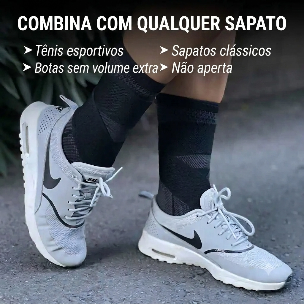 Tala compressiva para o tornozelo